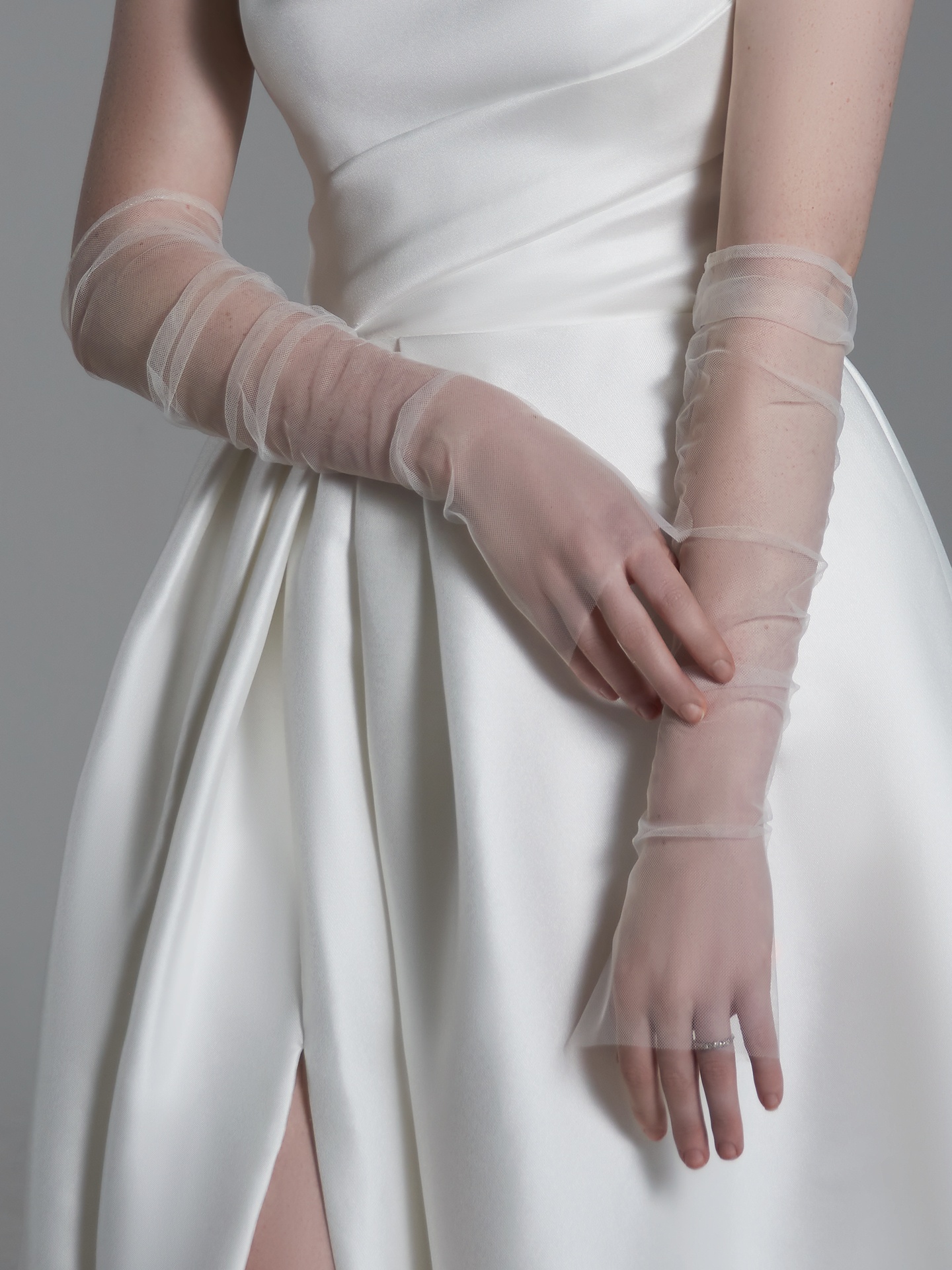 Simple Wedding Dress Gloves