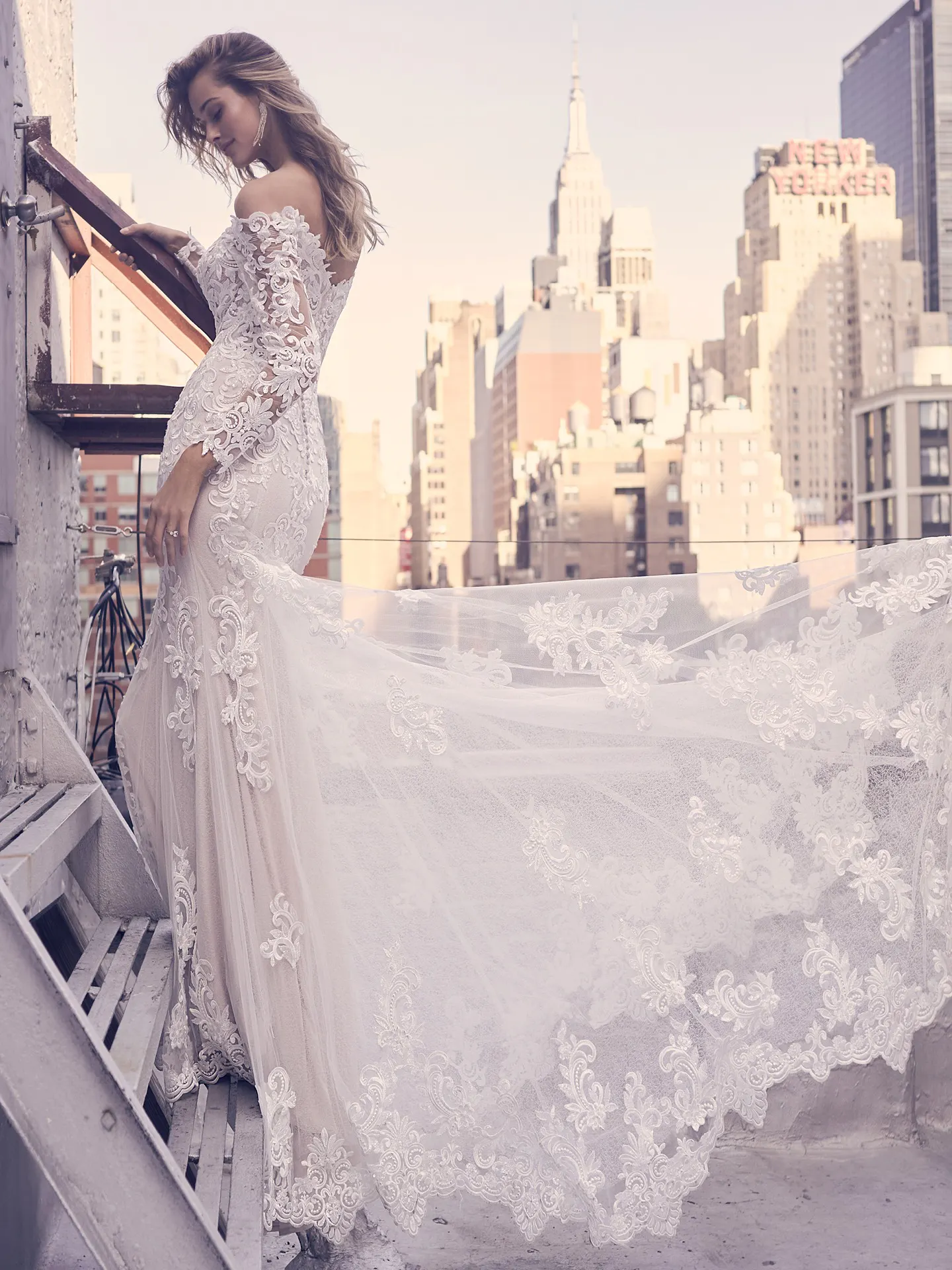 Maggie Sottero Fit and Flare Wedding Gown Edison 21MT819A11 promo8