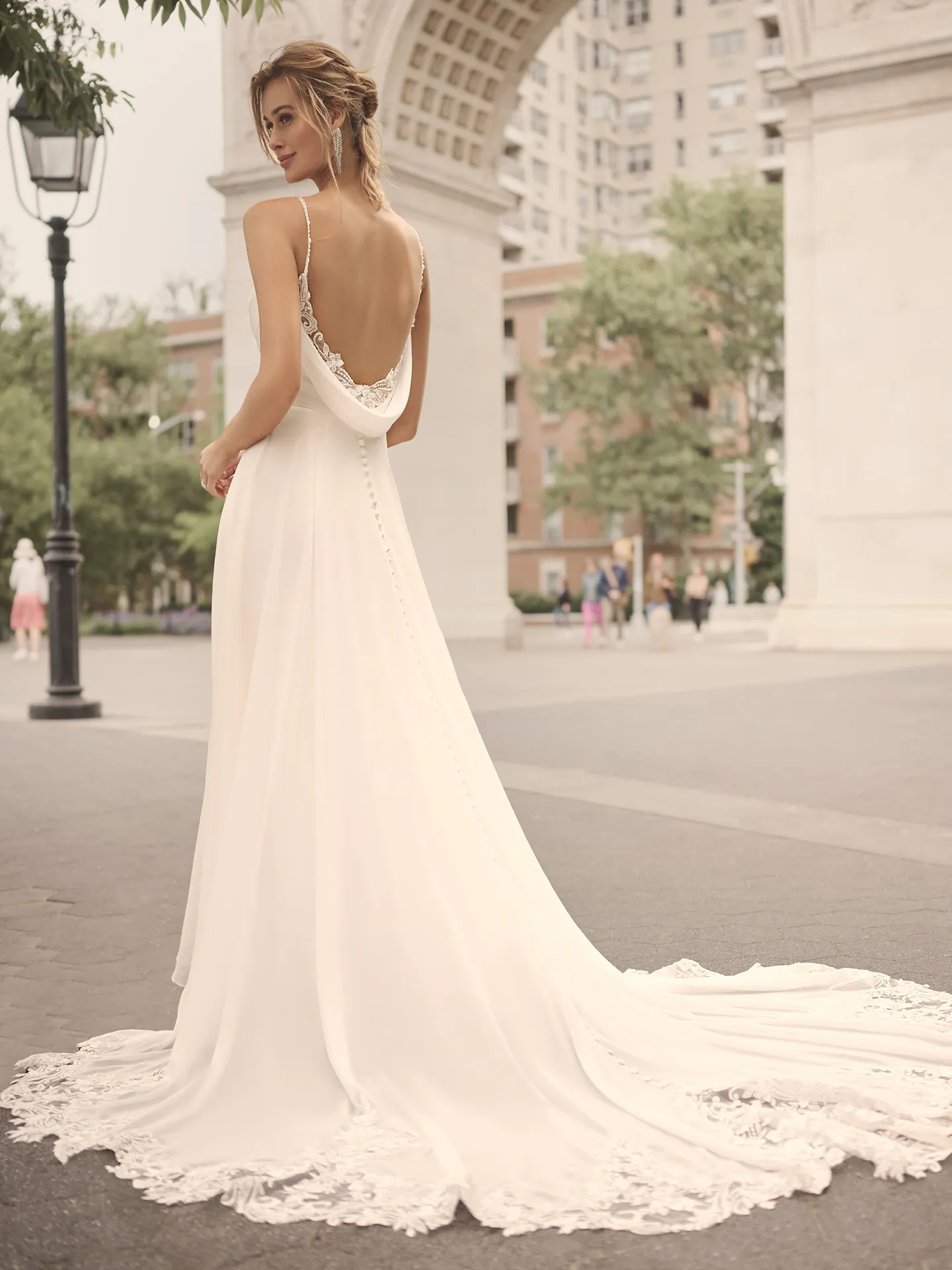Maggie Sottero A Line Bridal Dress Jessica 23MC091A01 promo8