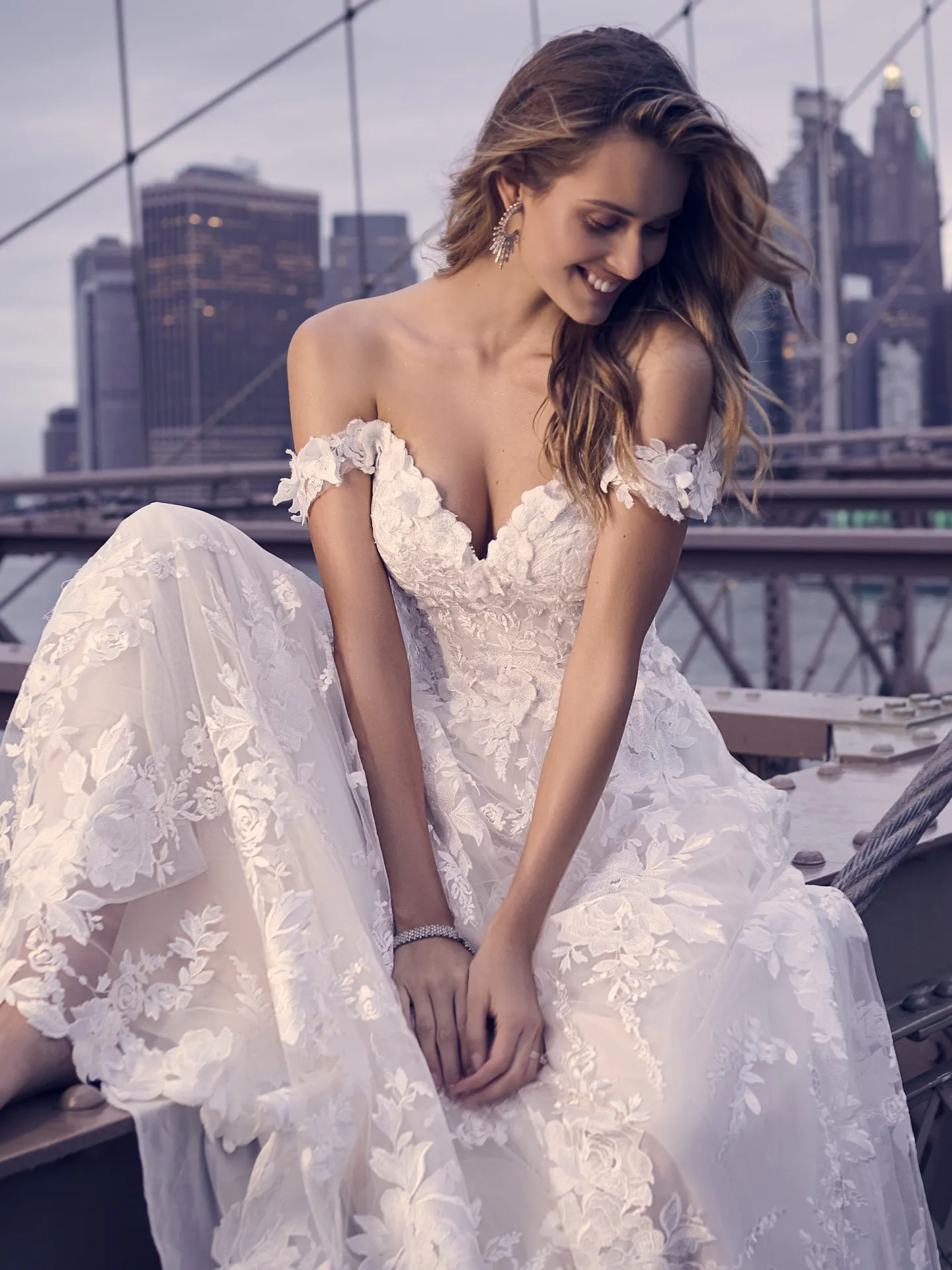 Maggie Sottero A Line Wedding Dress Leandra 23MT123A01 promo9