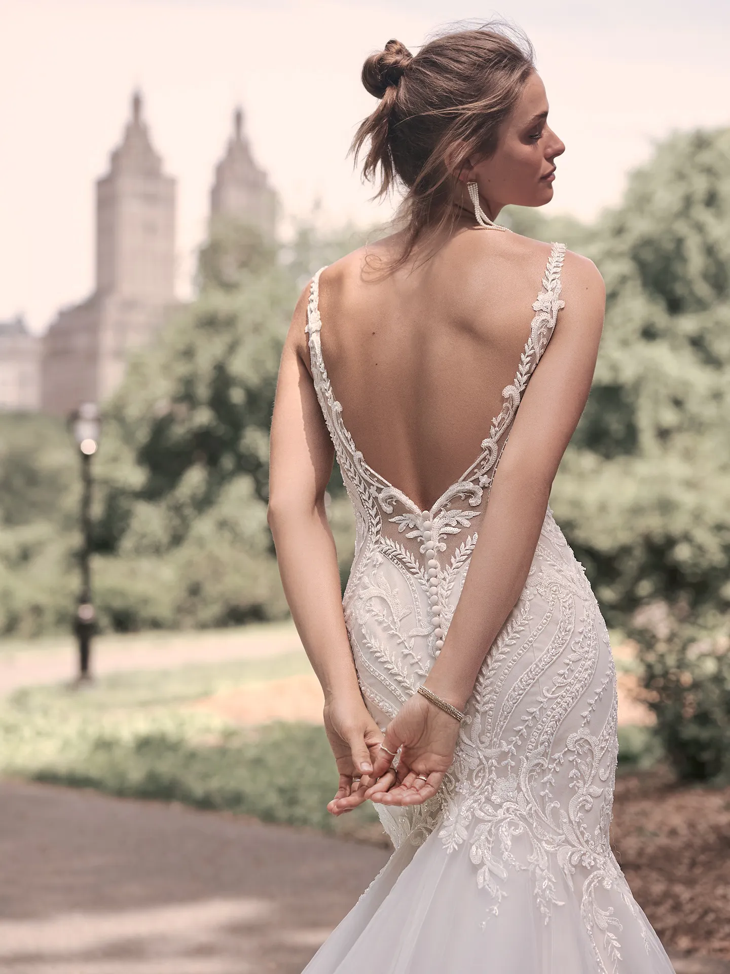 Maggie Sottero Fit and Flare Wedding Dress Marabel 23MC083A01 promo9