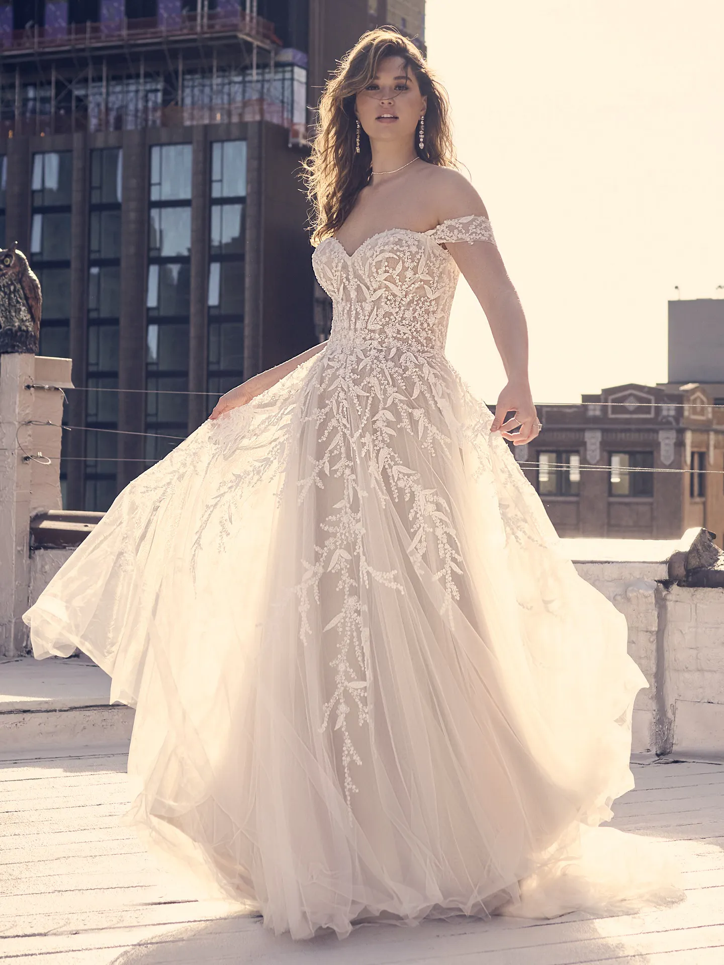 Maggie Sottero A Line Wedding Dress Oriana 23MK113A01 promo14