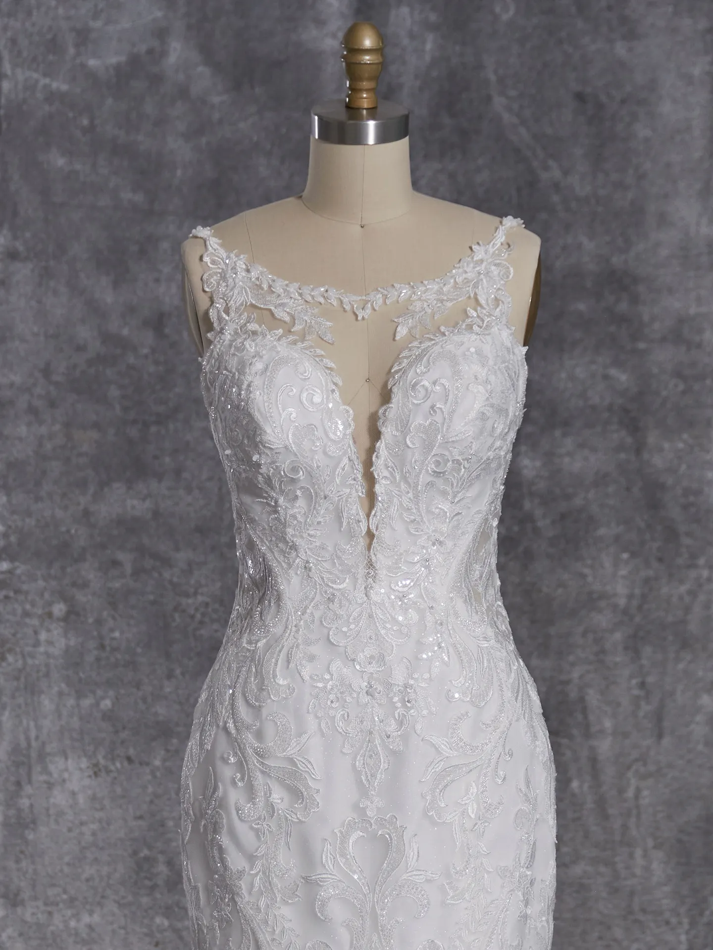 Maggie Sottero Fit and Flare Wedding Dress Saige 23MC120A01 color1