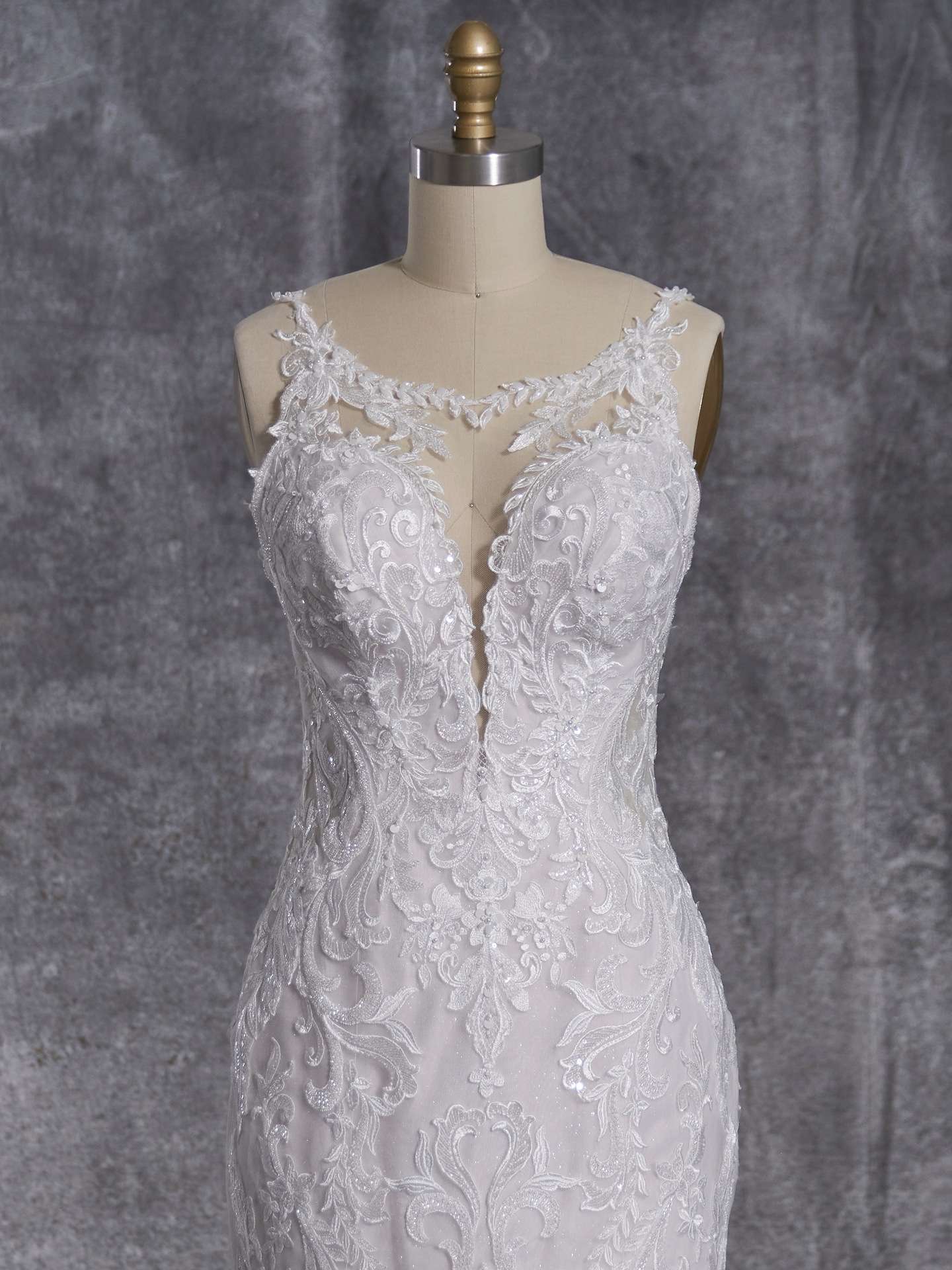 Saige Sexy Halter Neck Bridal Dress Maggie Sottero