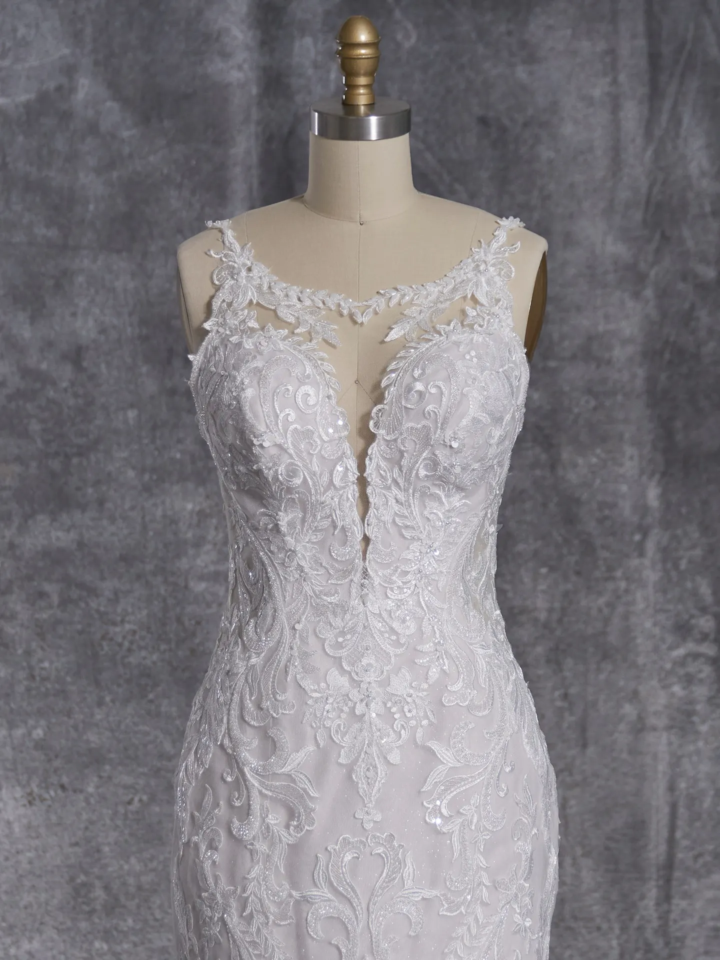 Maggie Sottero Fit and Flare Wedding Dress Saige 23MC120A01 color2