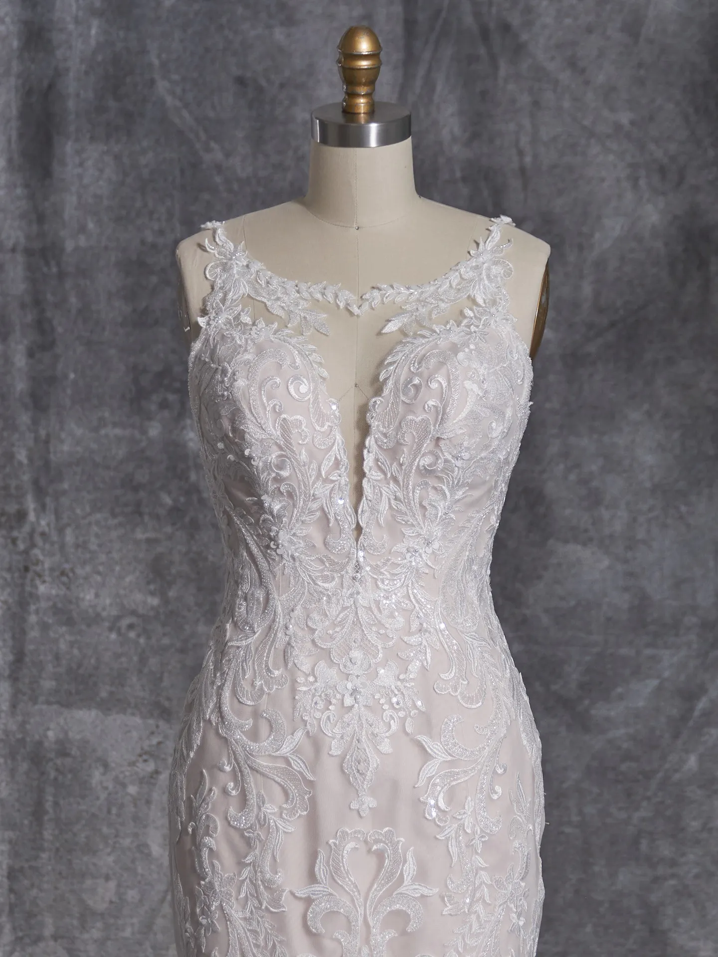 Maggie Sottero Fit and Flare Wedding Dress Saige 23MC120A01 color3