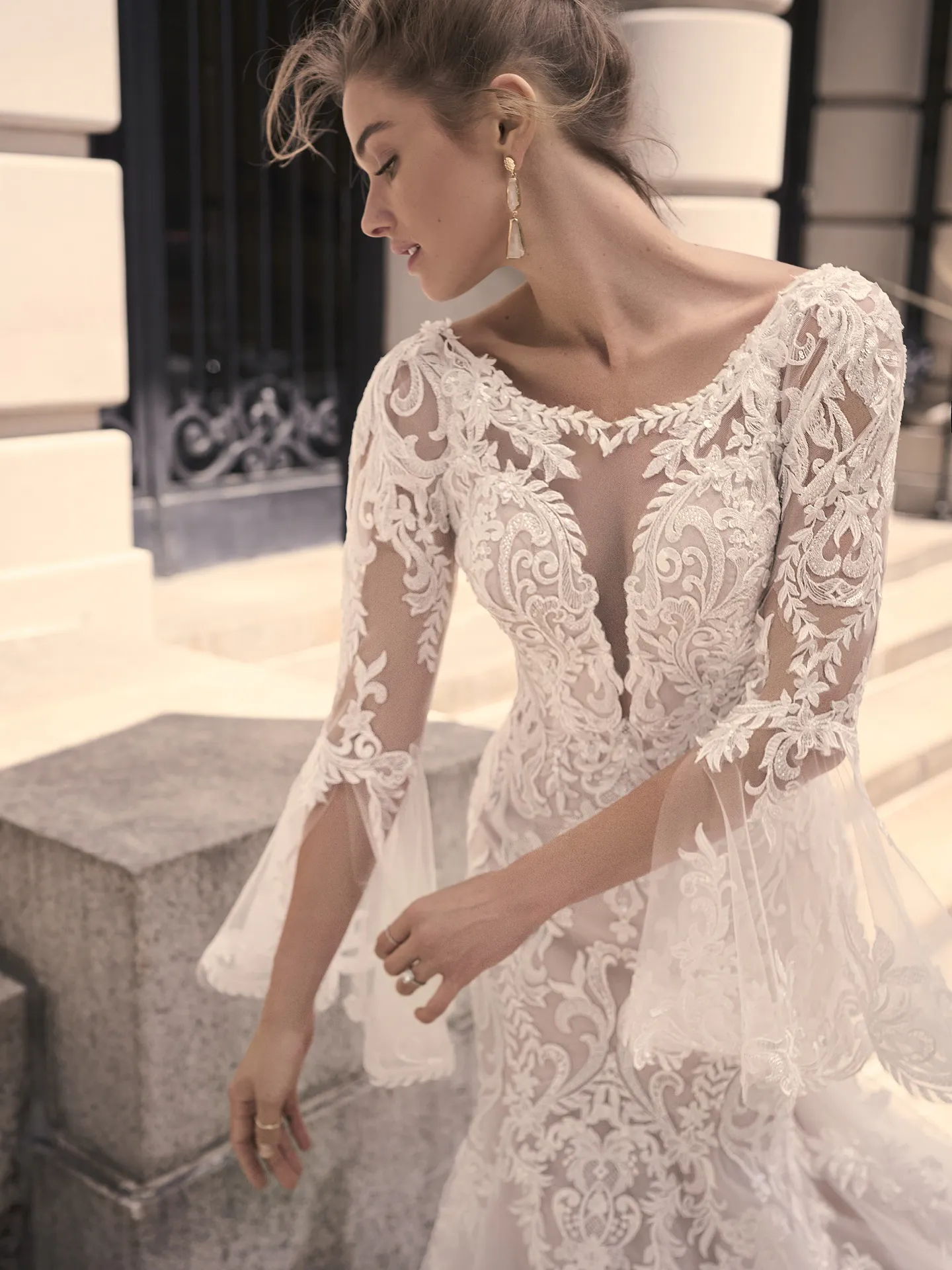 Maggie Sottero Mermaid Wedding Dress Saige 23MC120A01 promo9