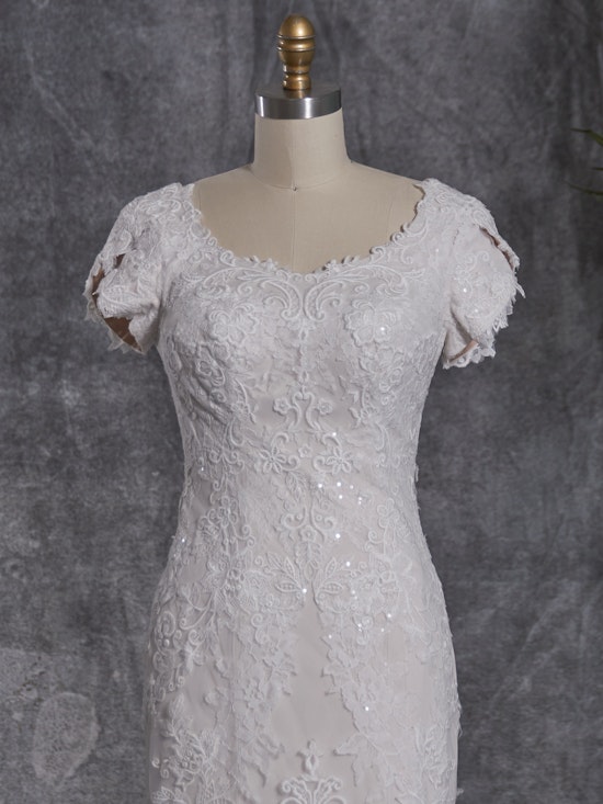 Rebecca Ingram A Line Wedding Dress Daphne Leigh 20RC182B01 color2