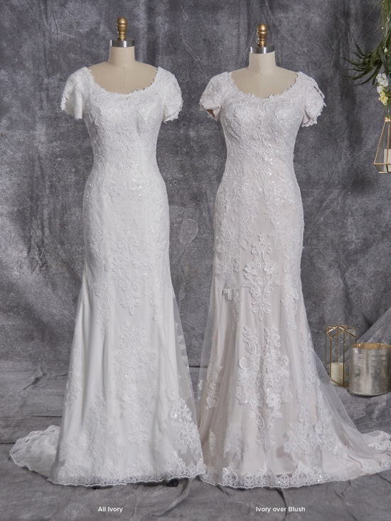 Rebecca Ingram A Line Wedding Dress Daphne Leigh 20RC182B01 color3