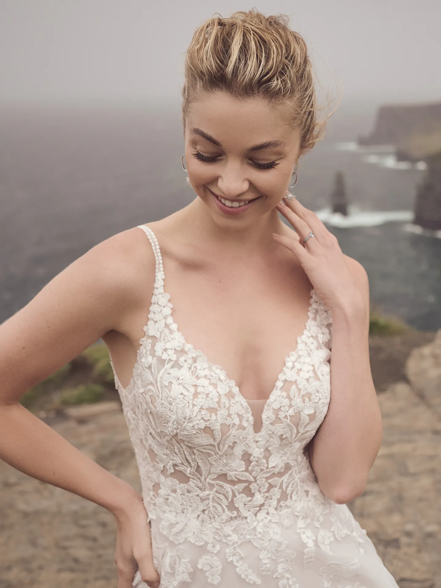 Rebecca Ingram A Line Wedding Dress Elsinore 23RT080A01 promo8