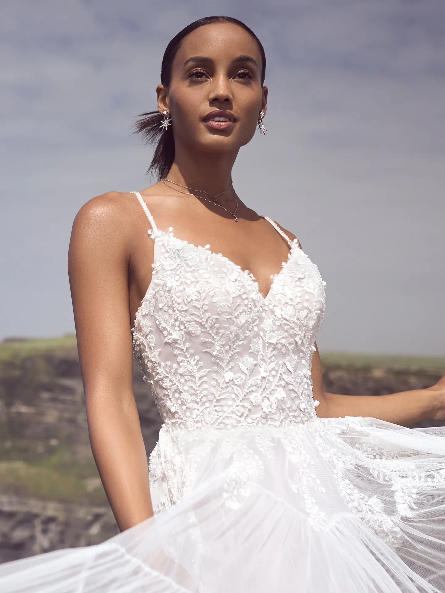 Rebecca Ingram A Line Wedding Dress Harriet 23RC072A01 promo7