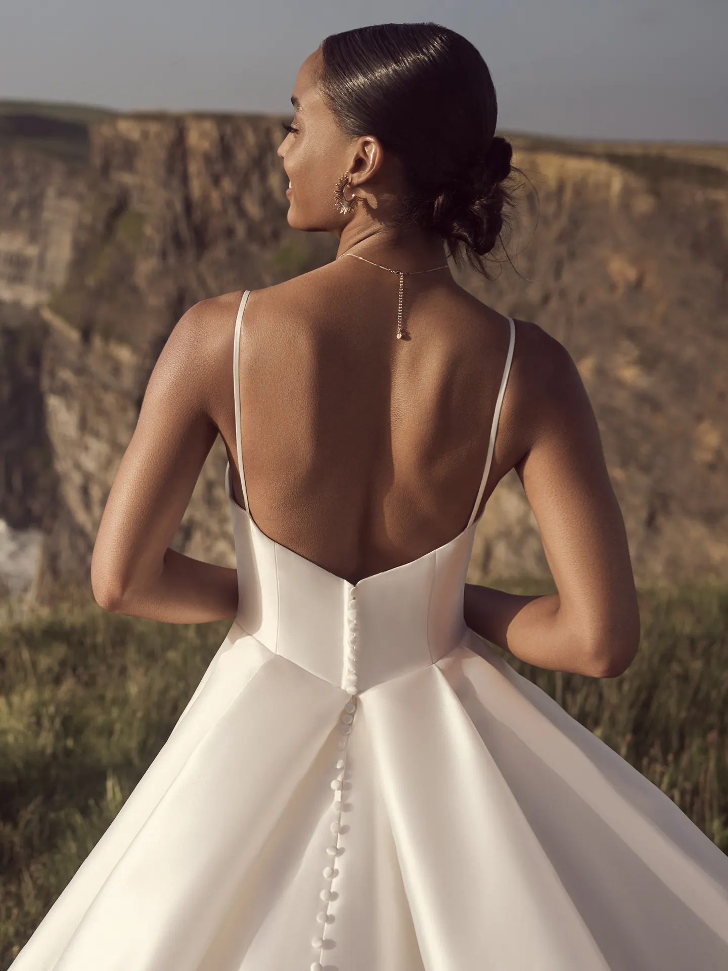 Rebecca Ingram A Line Wedding Dress Jamie 23RC051A01 promo8
