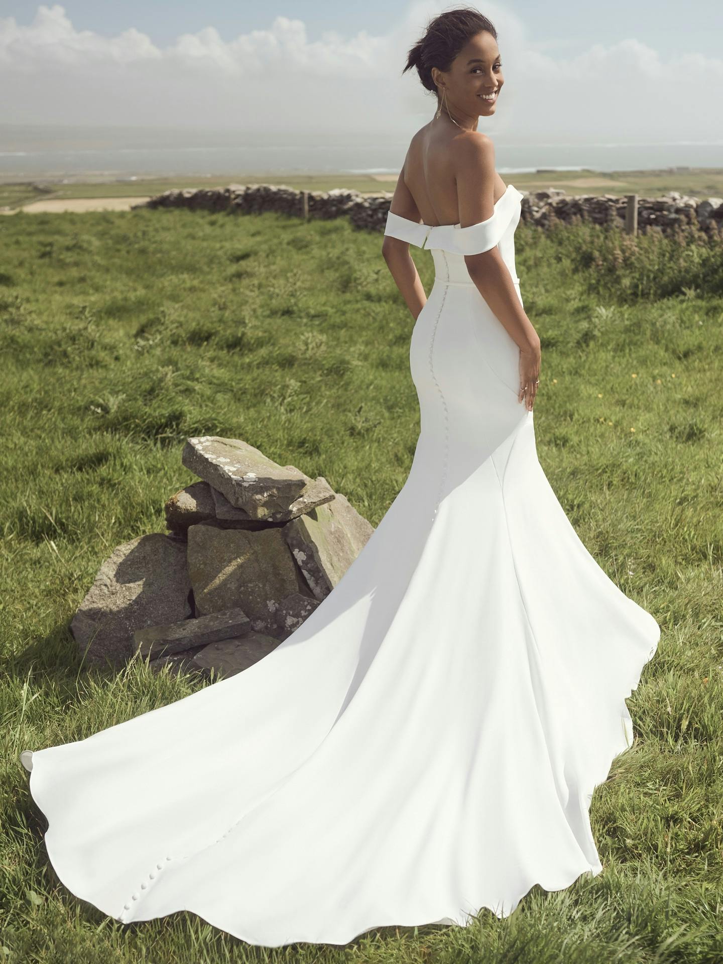 Rebecca Ingram ウェディングドレス Marigold Sparkly A-Line Wedding Dress | Rebecca Ingram