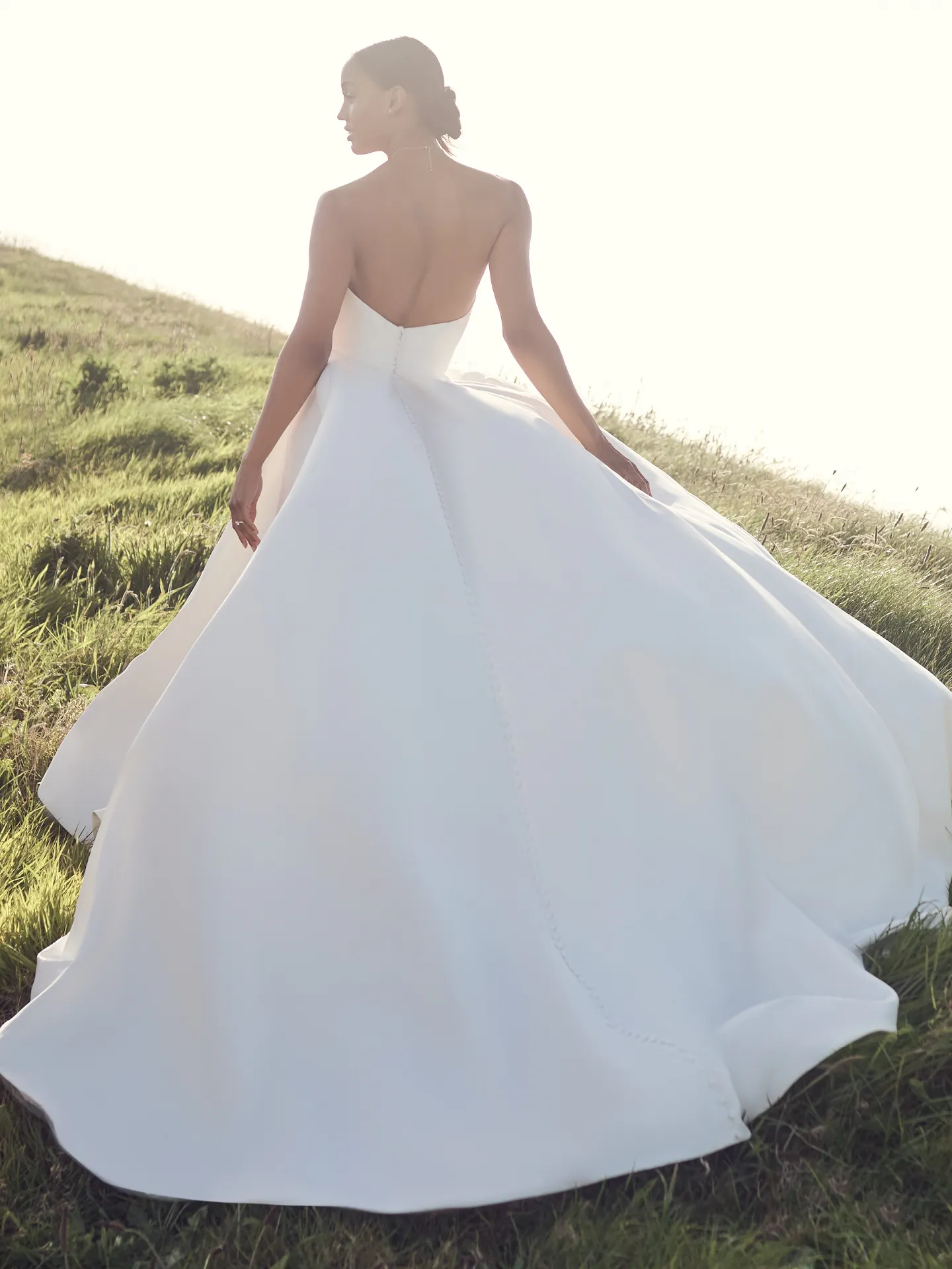 Rebecca Ingram A Line Wedding Dress Zelda 23RW124A01 promo7