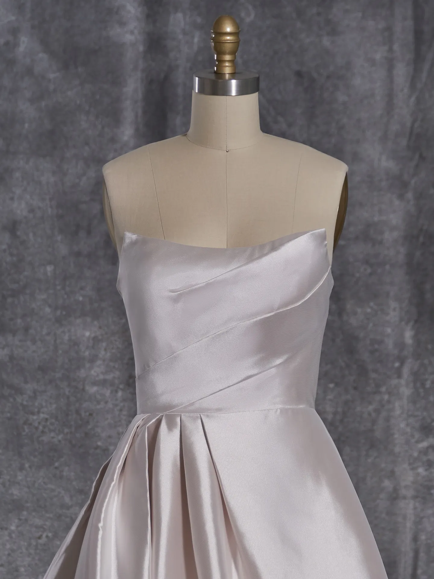Sottero and Midgley Aspen strapless A-line front view