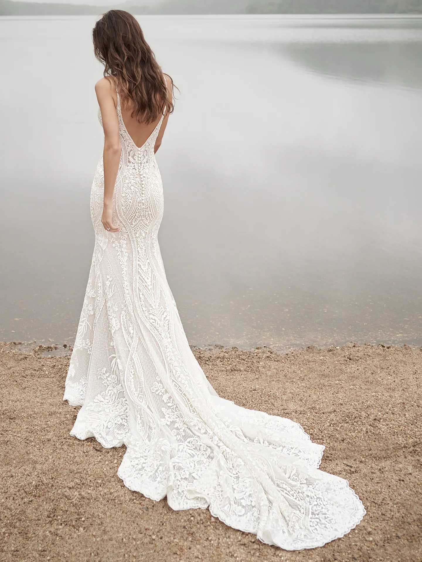 Sottero and Midgley Fit and Flare Wedding Dress Bailey 22SK903C01 promo11