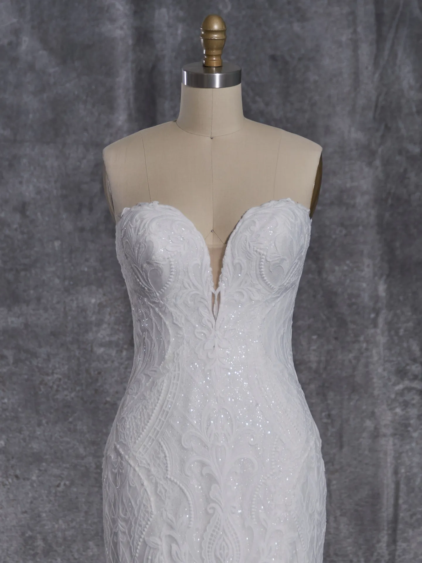 Sottero and Midgley Bronson fit-and-flare gown front view