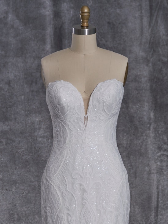 Sottero and Midgley Sheath Wedding Dress Bronson 23SC046A01 color1