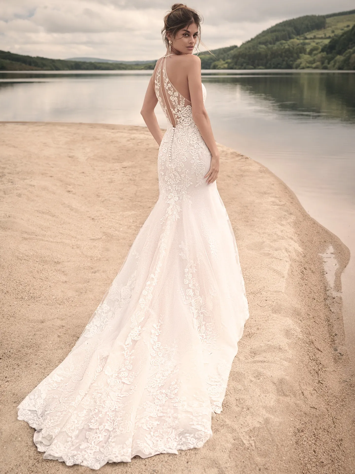 Sottero and Midgley Sheath Wedding Dress Frost 23SC052A01 promo9