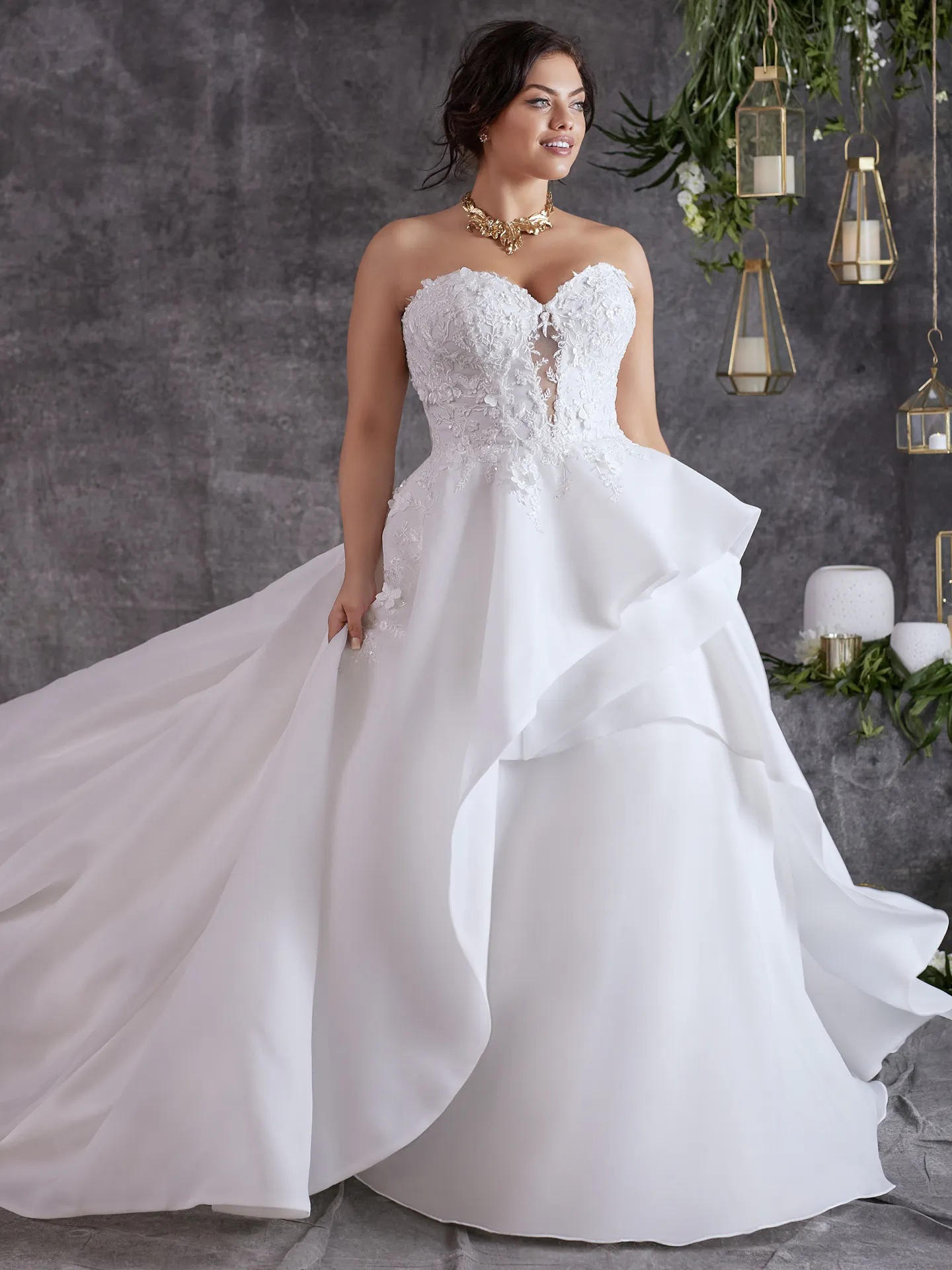 Sottero and Midgley A line Wedding Dress Knox 23SC071A01 alt50