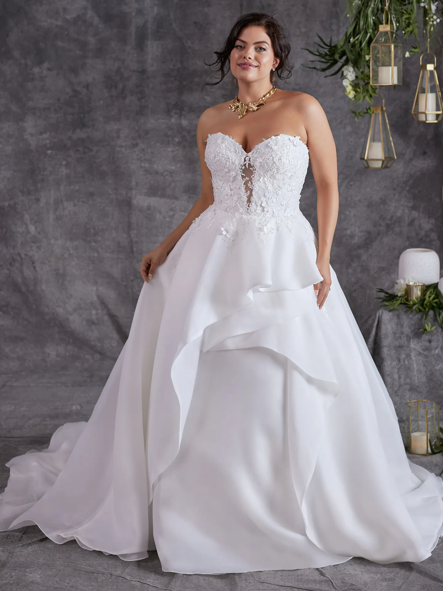 Sottero and Midgley A line Wedding Dress Knox 23SC071A01 alt53