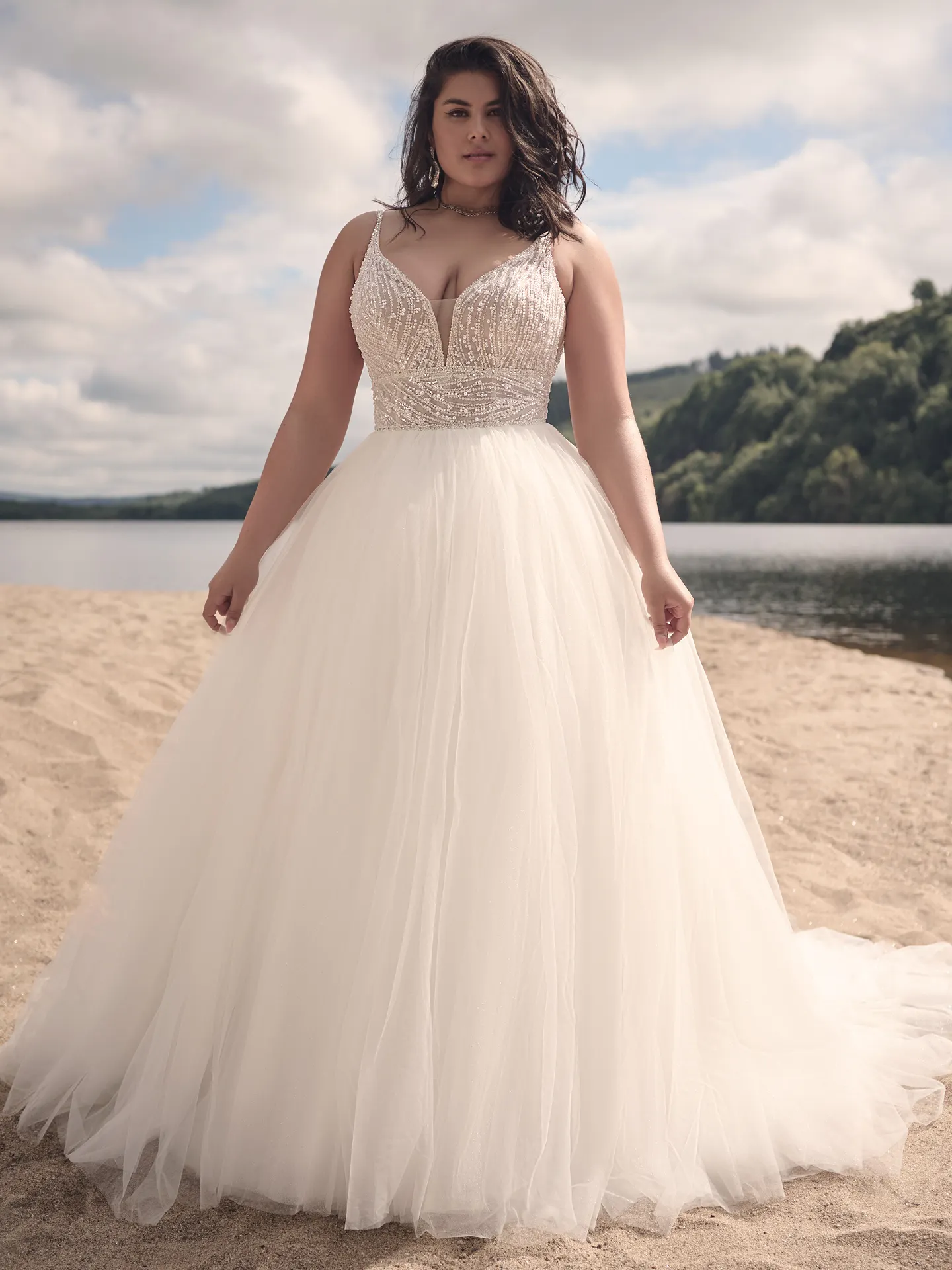 Sottero and Midgley Ballgown Wedding Dress Royce 23SS056A01 promo8 Curve