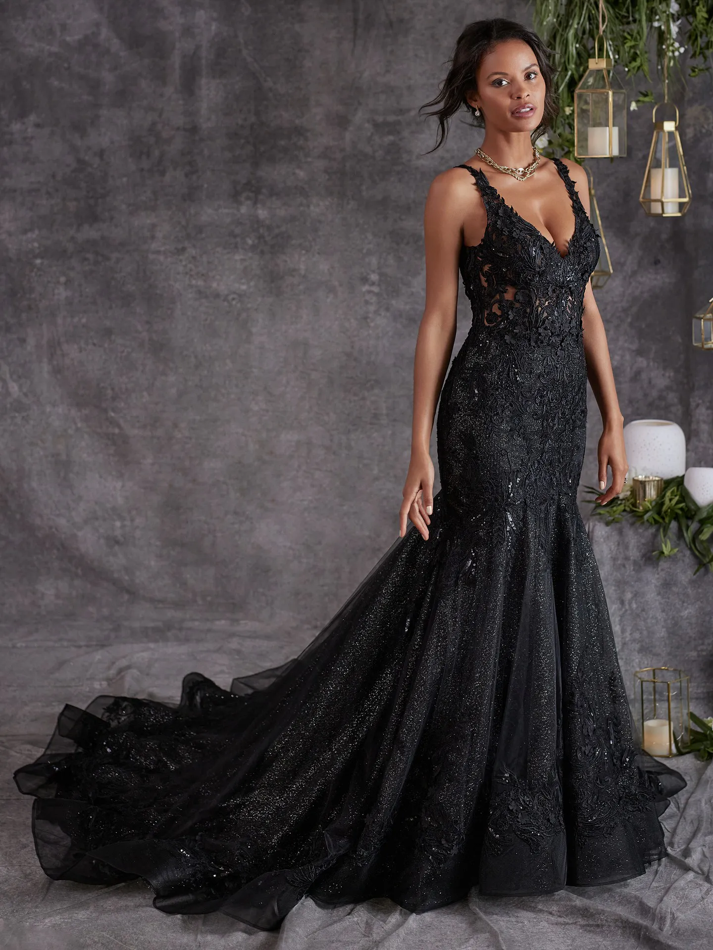 Sottero and Midgley Fit and Flare Wedding Gown Zander Lane 23SC140A02 alt55