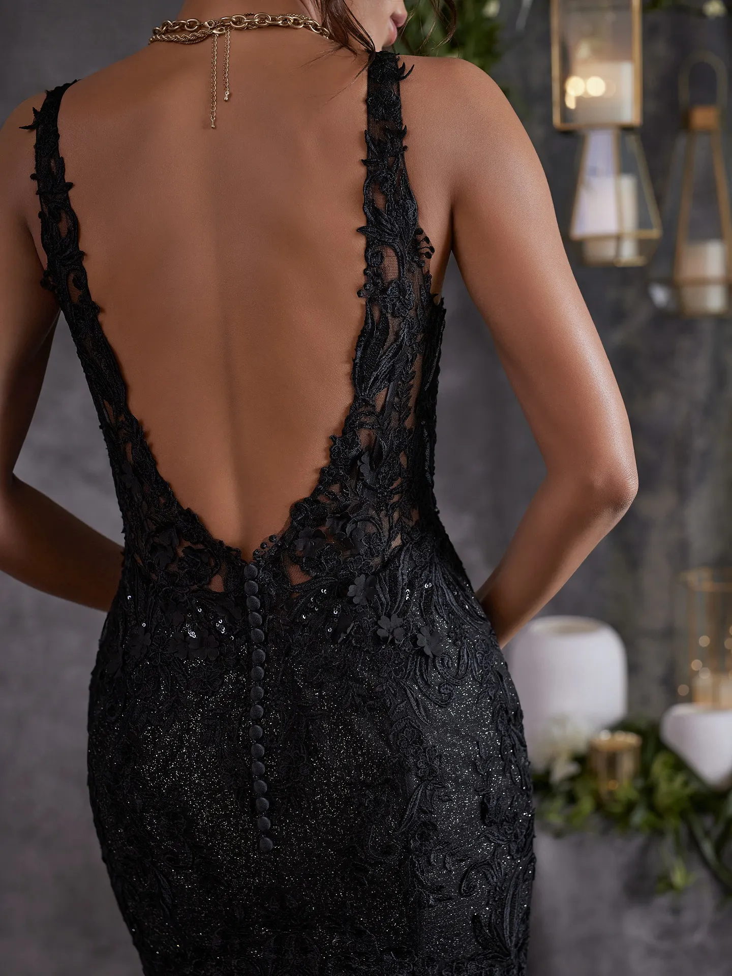 backless black wedding dress Zander Lane Dramatic Bridal | Sottero and Midgley Back:Low Back Aloruh Autumn/Winter New Fashionable Size:XS/S Structured Lining SilhouetteBall Gown