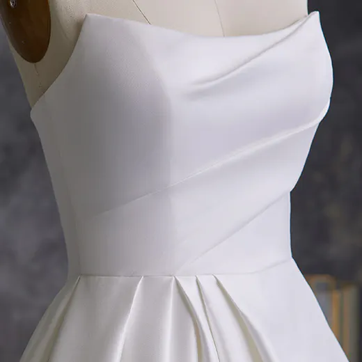 Aspen strapless A-line dress front view Sottero and Midgley