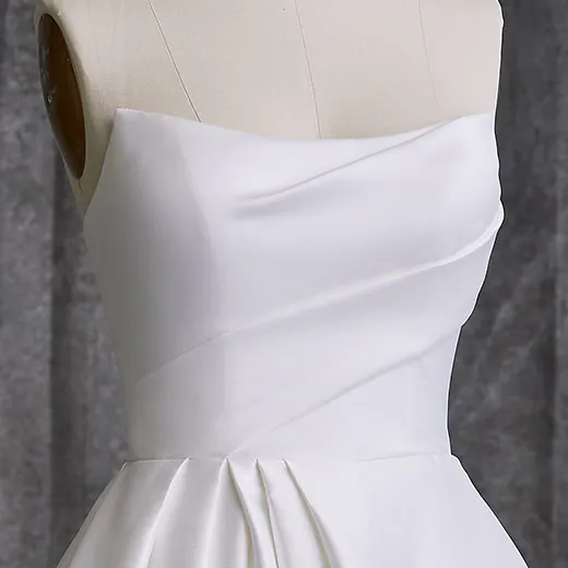 Sottero and Midgley Aspen A-line strapless dress close-up.