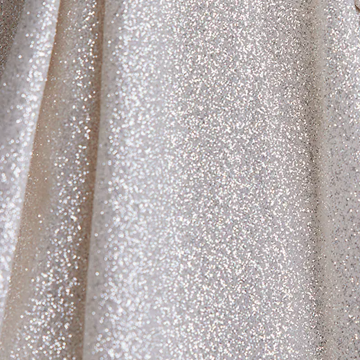 Maggie Sottero Anniston shimmery ballgown close-up