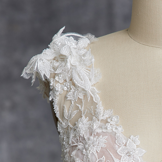 Bernadette Illusion Lace A-Line Bridal Gown | Maggie Sottero