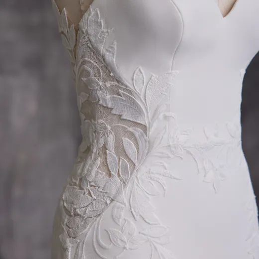Rebecca Ingram Dionne side view lace detail