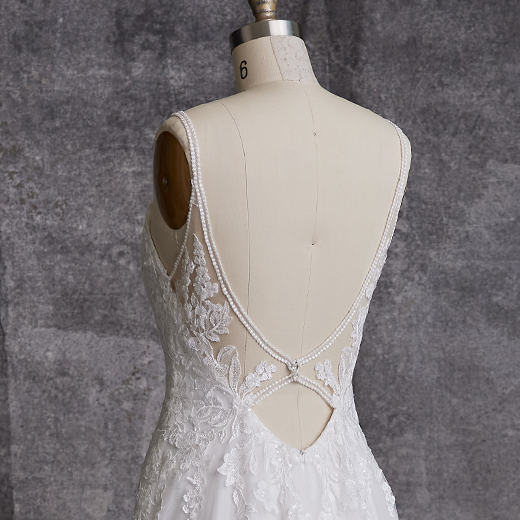 Rebecca Ingram A Line Wedding Dress Elsinore 23RT080 bp04_BackBodice