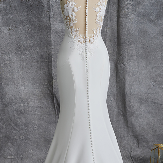 Rebecca Ingram Sheath Wedding Dress Frida 23RK110 bp07_Closure