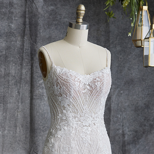 Nikolina Uniquely Beaded Mermaid Wedding Gown | Maggie Sottero