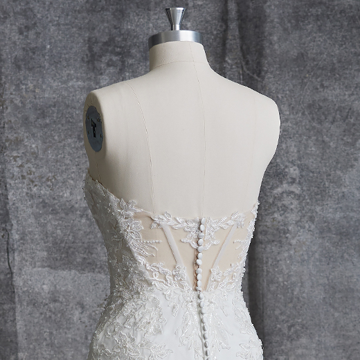 Oksana Sexy A-Line Bridal Gown | Rebecca Ingram