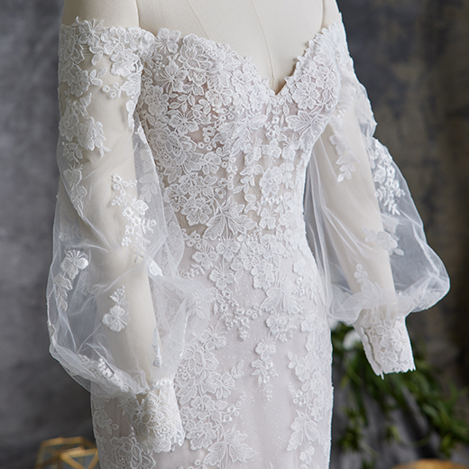 Patricia Boho Fit-and-Flare Bridal Dress | Rebecca Ingram