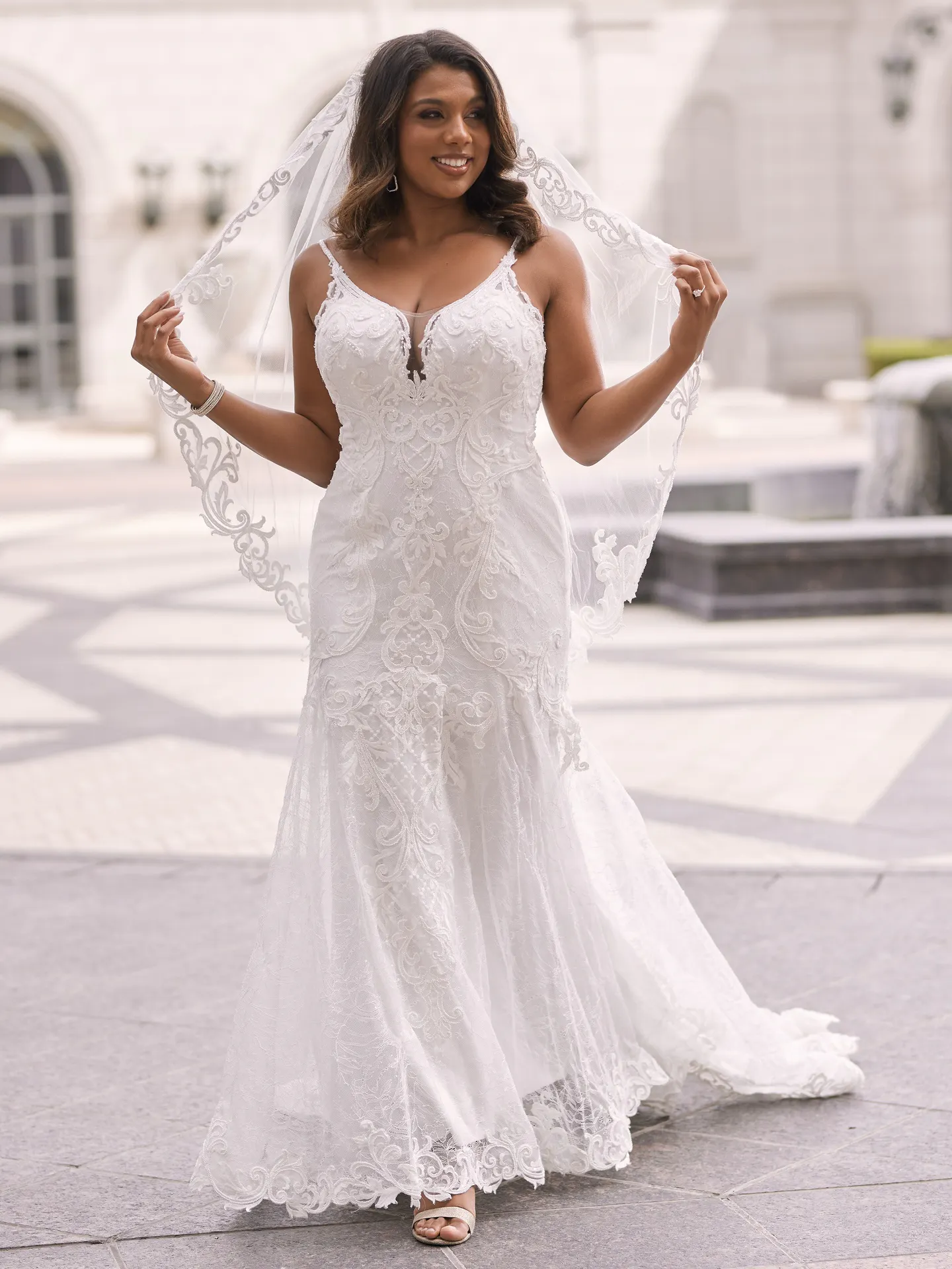Maggie Sottero Fit-and-Flare-Wedding-Dress Esther 21MC415 Alt1