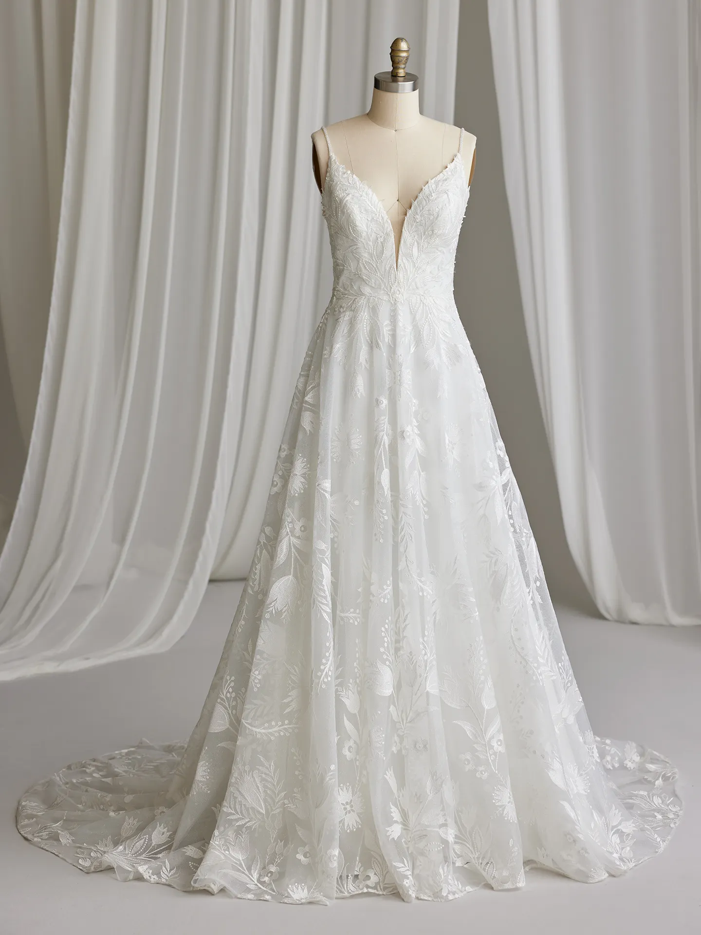 Maggie Sottero Keisha 23MB065B01 A Line Wedding Dress, Alt100