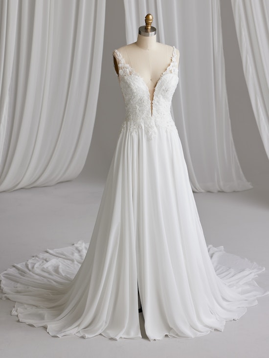 Rebecca Ingram Tierney 23RC082B01 A Line Wedding Dress, Alt100