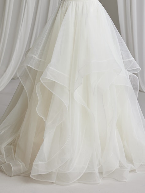 Timbrey (Accessory - Overskirt) Timbrey Ruffled Tulle Bridal Overskirt ...