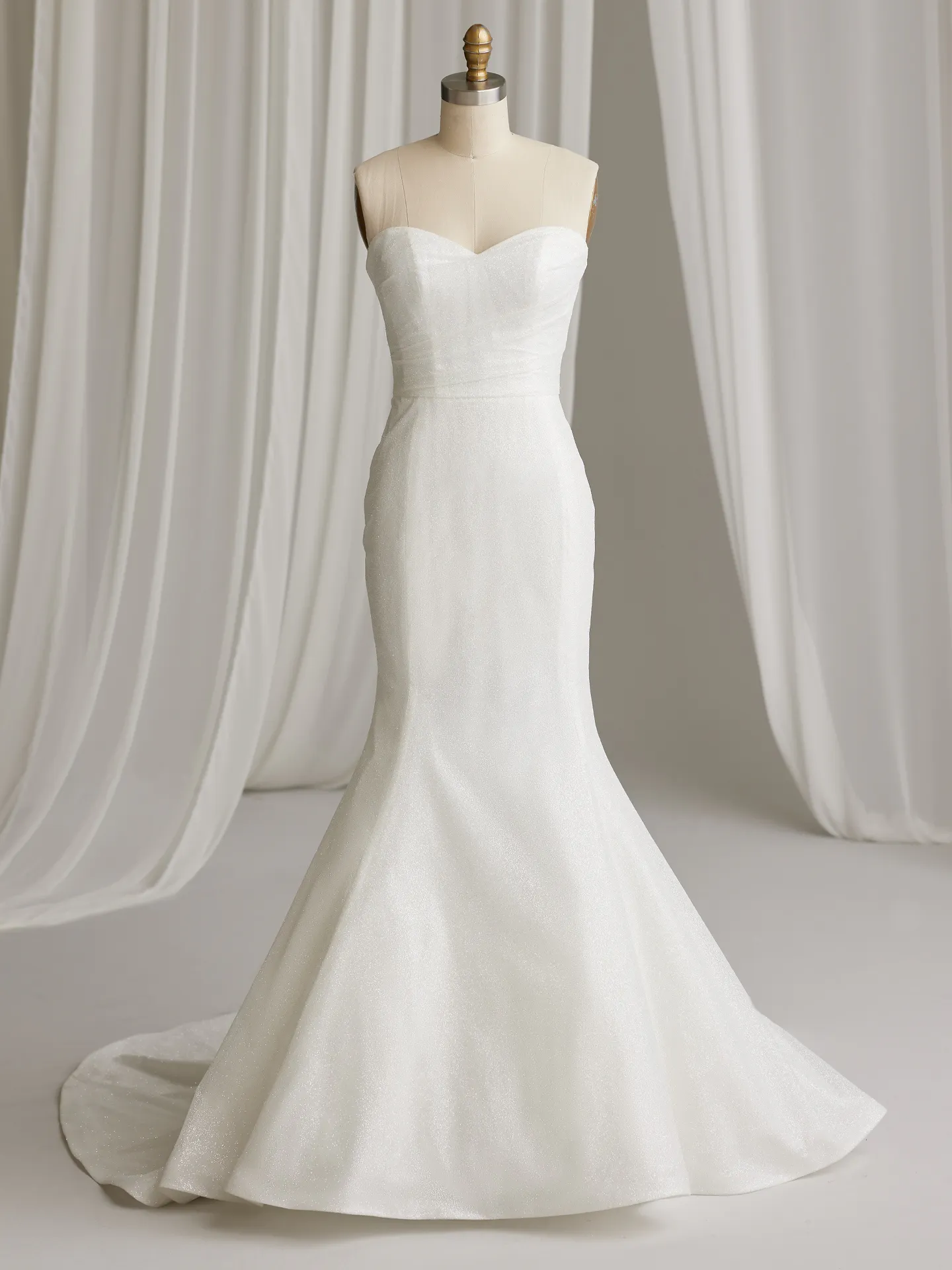 Maggie Sottero Anniston Lane fit-and-flare dress front view