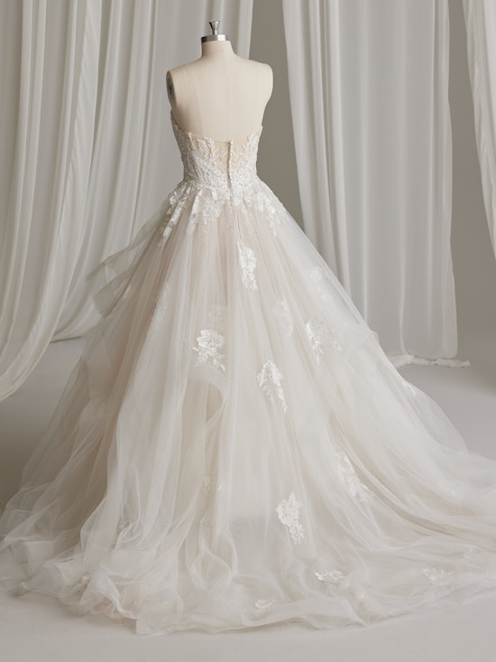 Indiana Floral Ruffled Ballgown Bridal Dress
