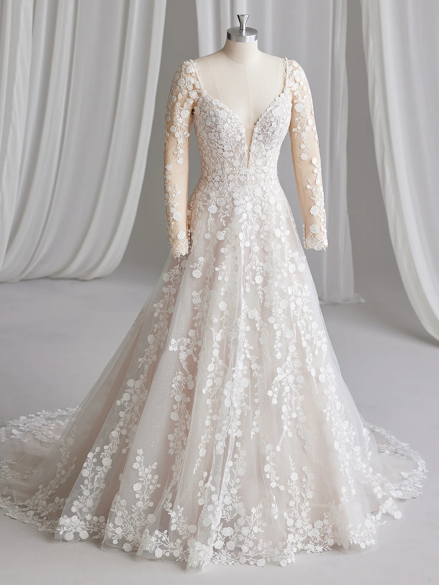 Maggie Sottero A Line Wedding Dress Edwina 23MS617A01 Alt100