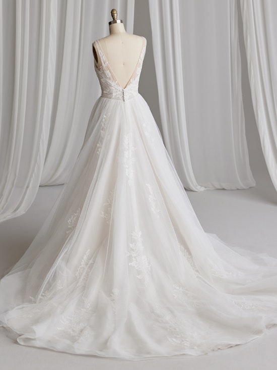 Teona Ruched Tulle And Lace Wedding Gown | Maggie Sottero