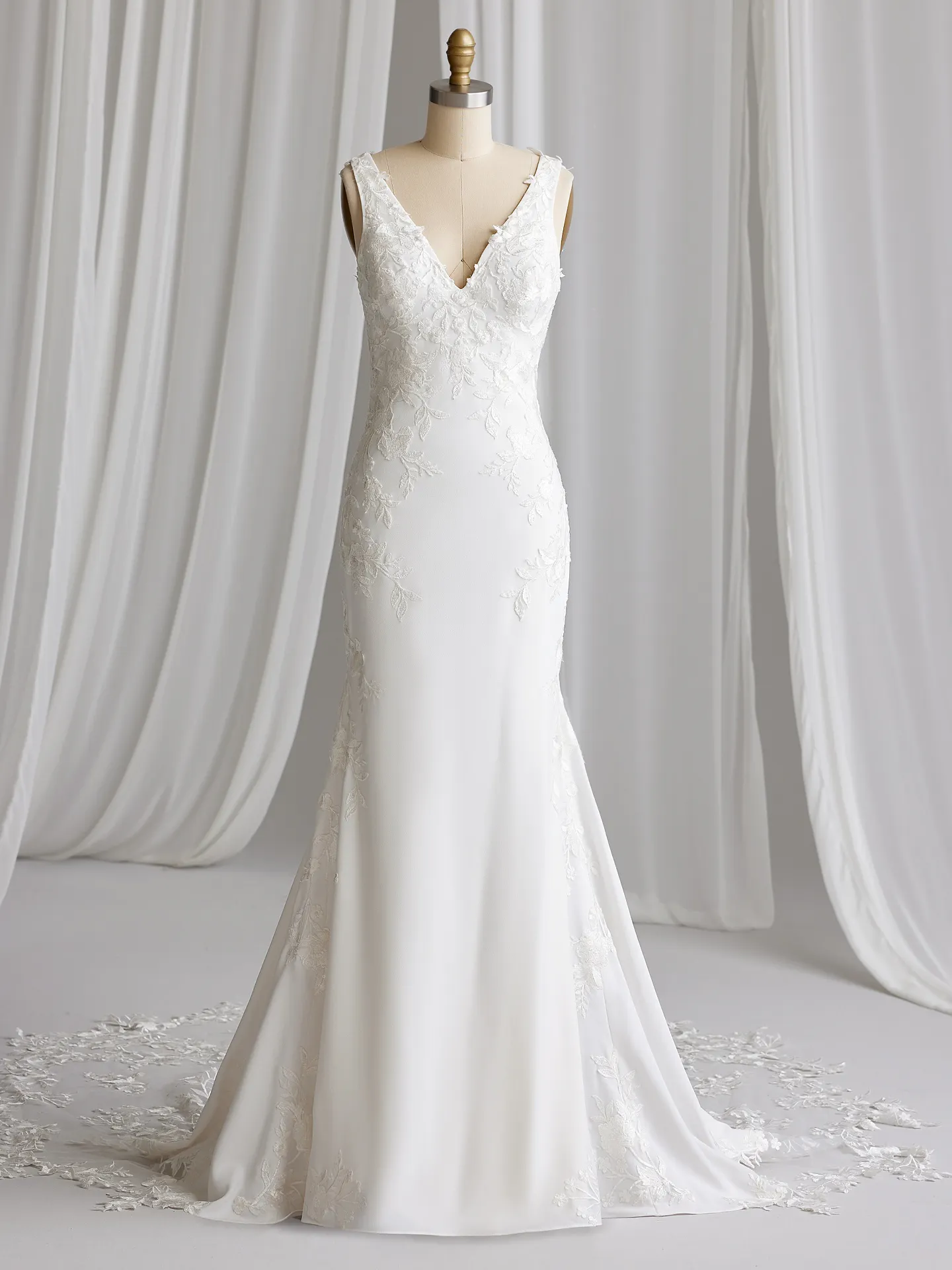 Maggie Sottero Sheath Wedding Dress Trezelle 23MW603A01 Alt100