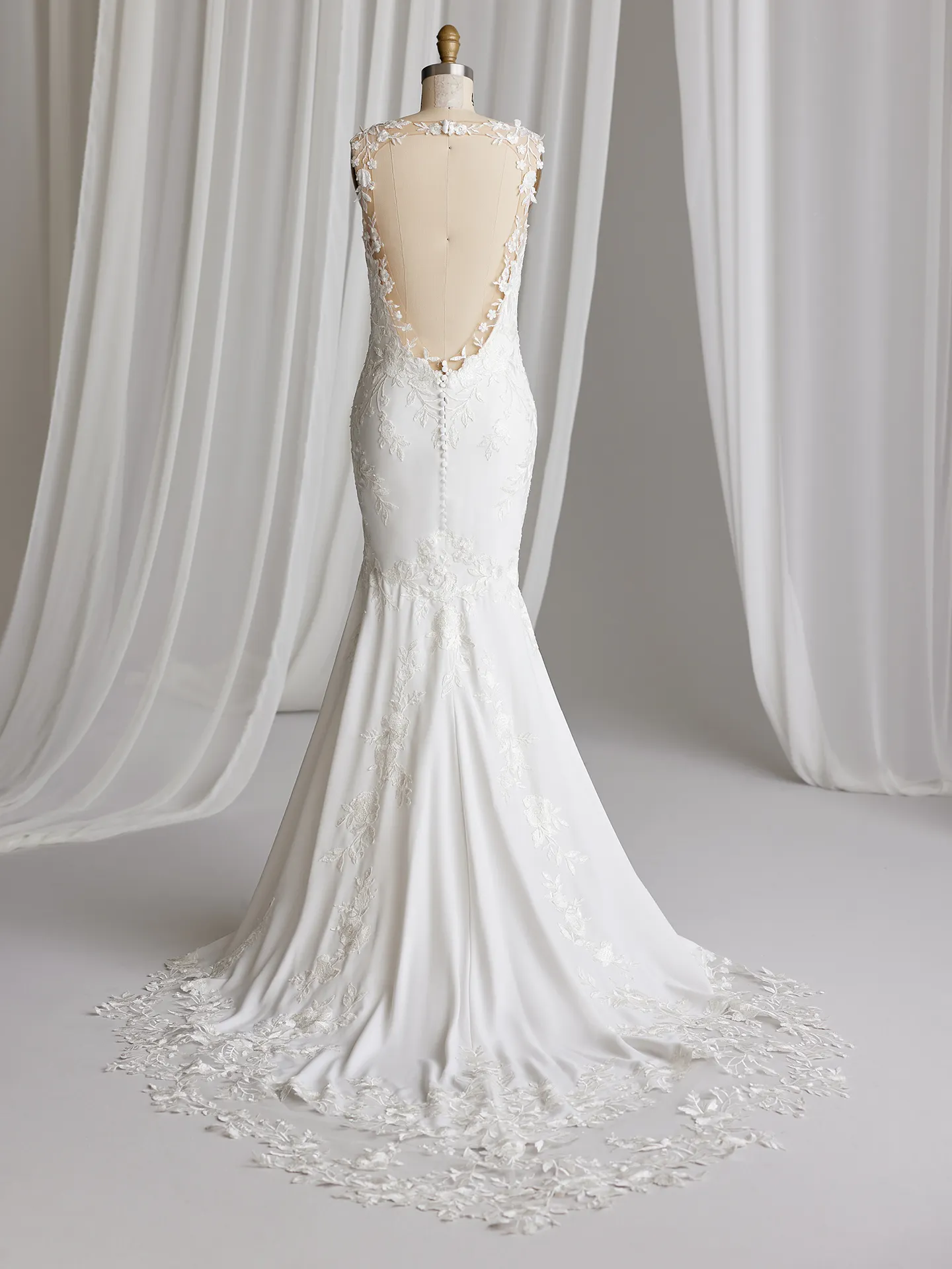Maggie Sottero Sheath Wedding Dress Trezelle 23MW603A11 Alt109
