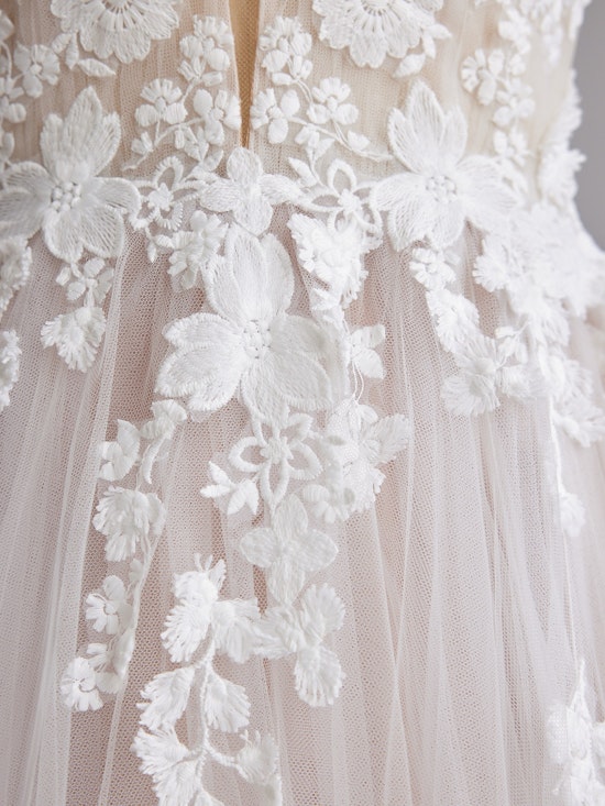 Winona 3D Ruffled Bridal Dress | Rebecca Ingram