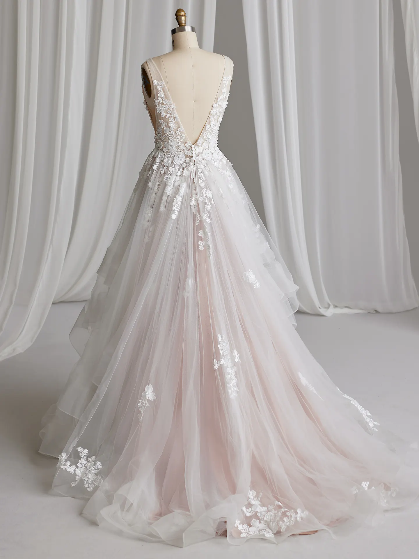 Rebecca Ingram A Line Wedding Dress Winona 23RK688A01 Alt103